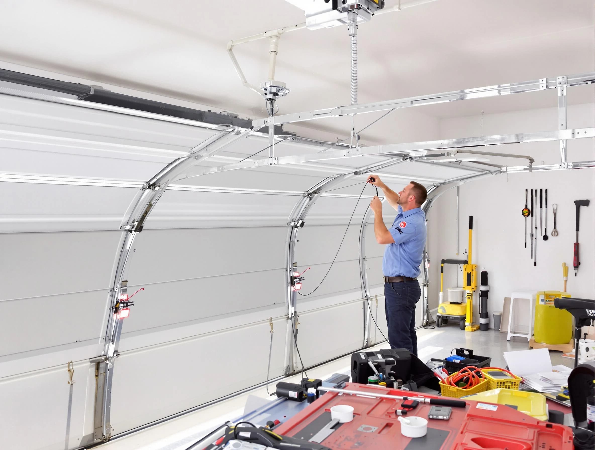 Garage door cable repair service by Centerville Garage Door Repair in Centerville