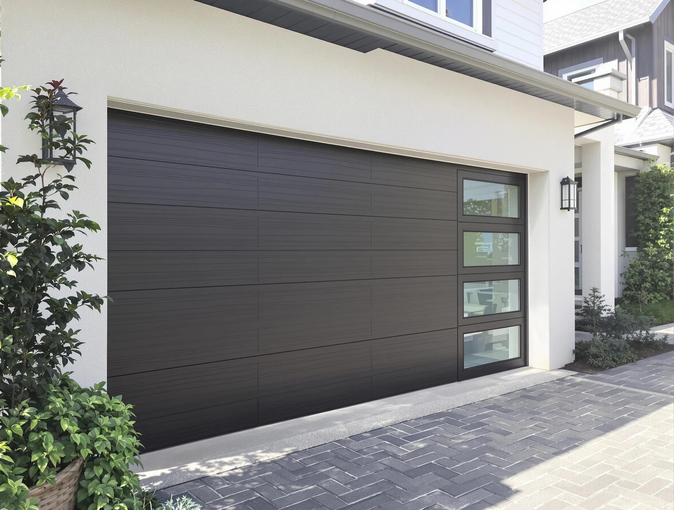 Custom garage door installation by Centerville Garage Door Repair in Centerville