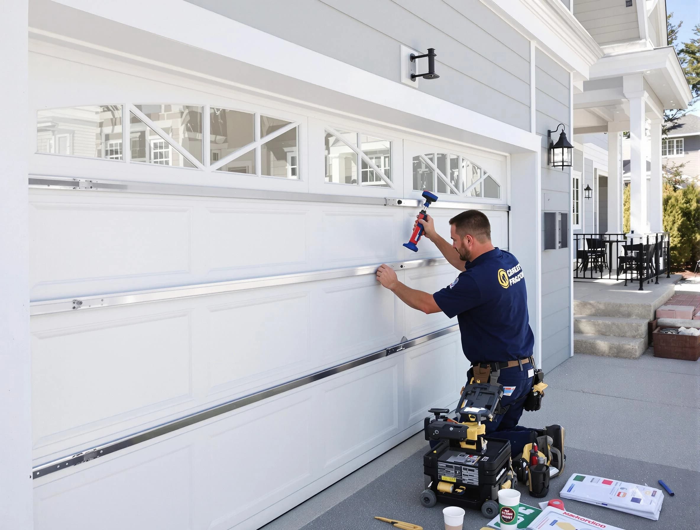 Professional garage door installation by Centerville Garage Door Repair in Centerville