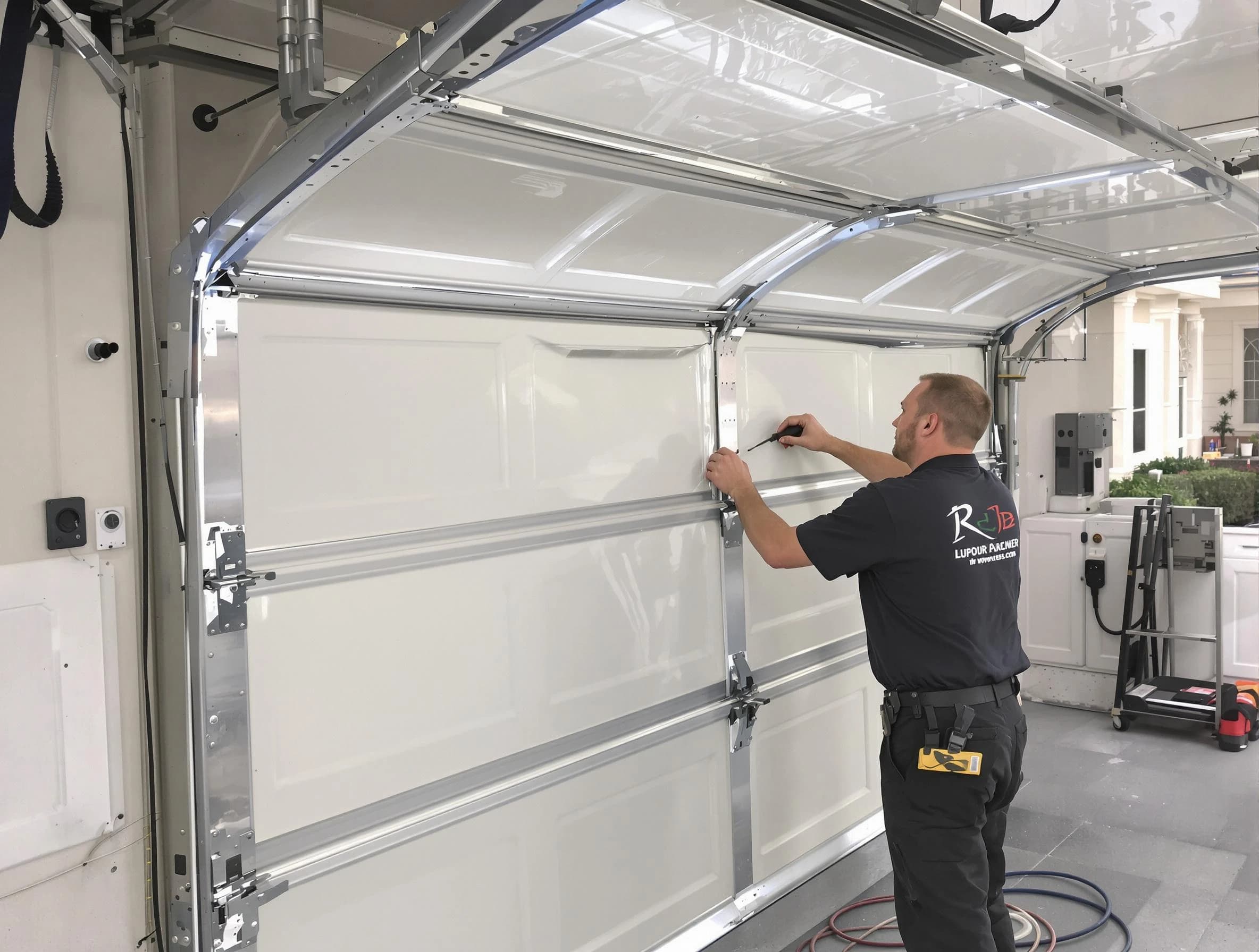 Centerville Garage Door Repair professional performing panel repair in Centerville