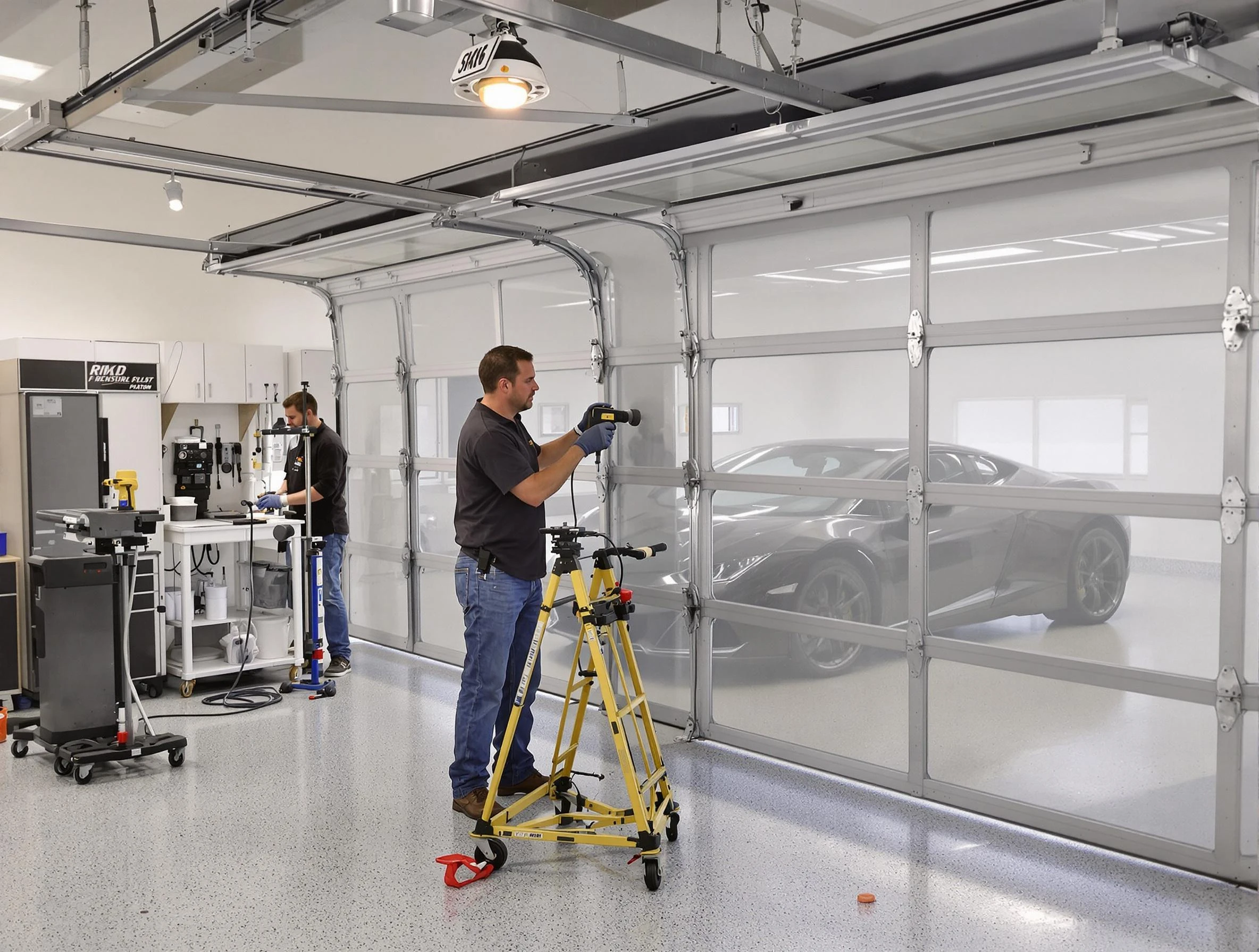 Garage Door Dents Repair in Centerville